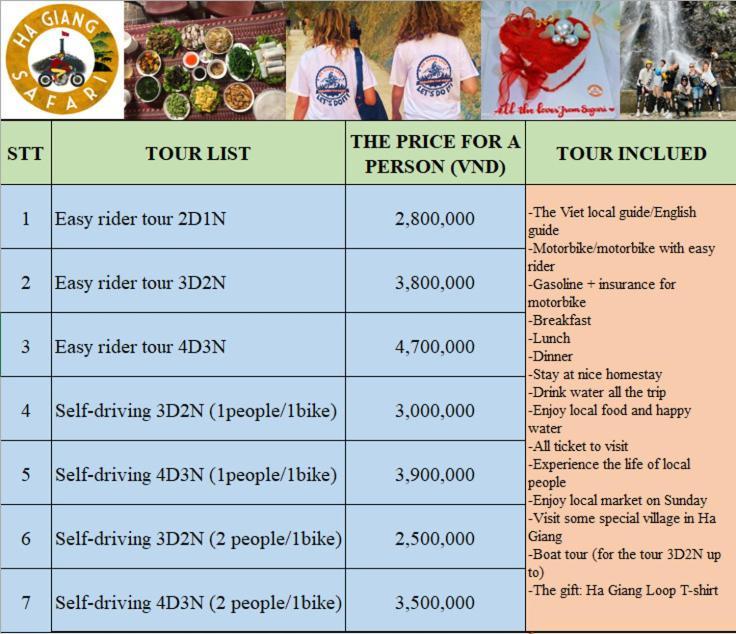 Nhi'S House & Safari -Motorbike Rental-Tour 하 기앙 외부 사진